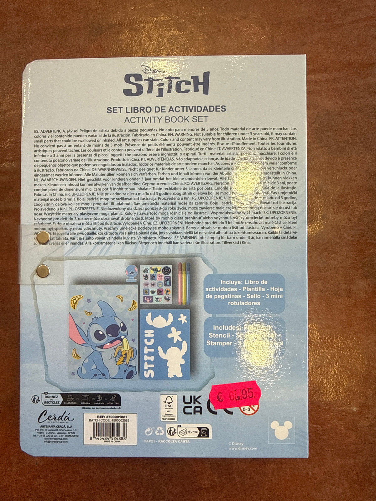 Set de Actividades Stich