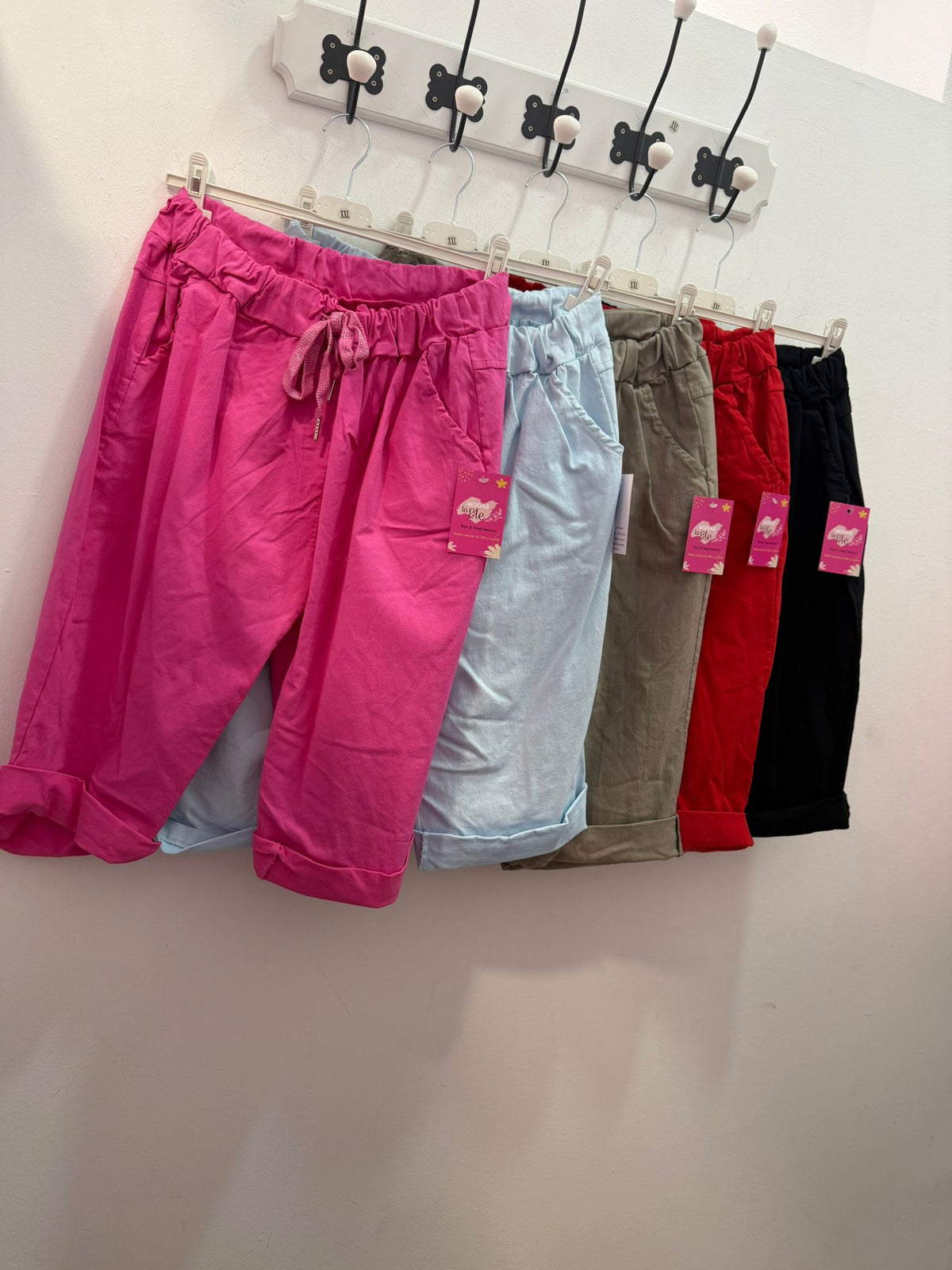 MODAS LA ELE PANTALON JOGGER CORTO COLORES
